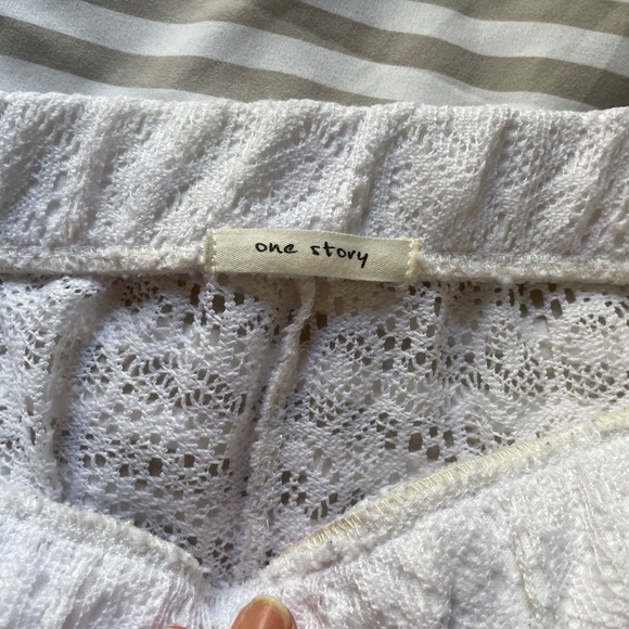 See through white lace pants for swim/summer - Picture 2 of 2